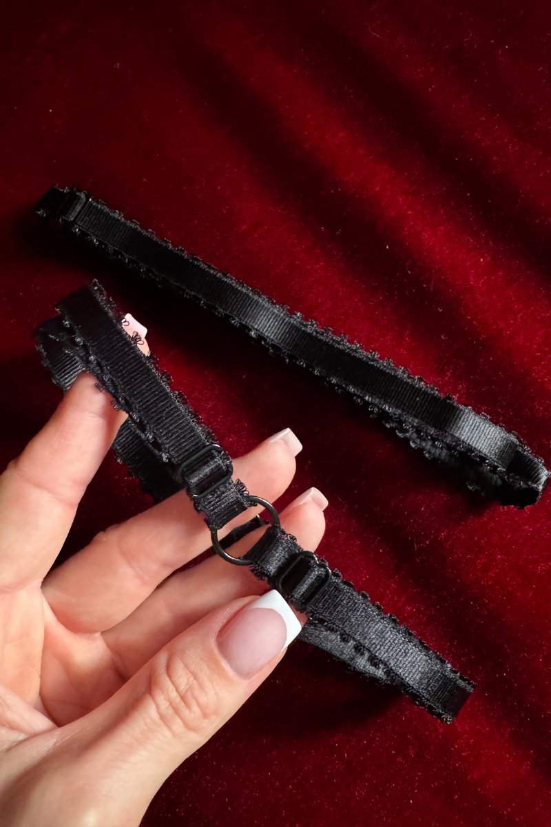 KIVÉ Lingerie Elastics around the leg "Black"