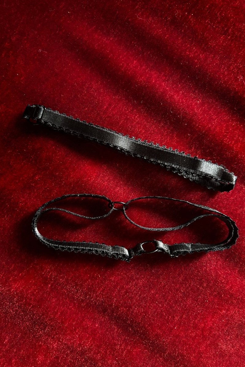 KIVÉ Lingerie Elastics around the leg "Black"